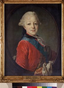 Portrait du grand duc Pavel Petrovich, enfant - Fedor Stepanovich Rokotov