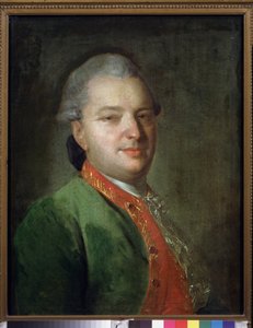 Portrait du poète Vassili Maikov (1728-1778) - Fedor Stepanovich Rokotov