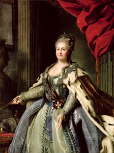 Portrait de Catherine II (1729-96) vers 1770 - Fedor Stepanovich Rokotov