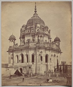 Le tombeau de Saadat Ali dans le palais de Kaiserbagh - Felice A. Beato