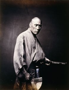 Un samouraï japonais, vers 1864-1866