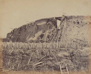 Angle du Fort Nord de Taku où les Français sont entrés, 21 août 1860, 1860 - Felice Beato