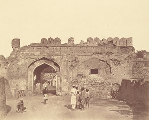 Porte de Cachemire. Vue de face - Felice Beato