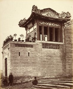 [Maison des marchands chinois, Canton, Chine] - Felice Beato
