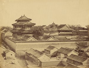 Première vue de Pékin prise depuis la porte Antin, octobre 1860 - Felice Beato