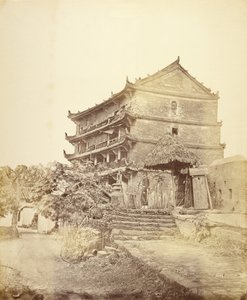 [Pagode à cinq étages, Canton, Chine] - Felice Beato