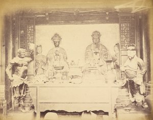 Maison du quartier général, 1ère division, Pehtang, Chine, 1er août 1860 - Felice Beato