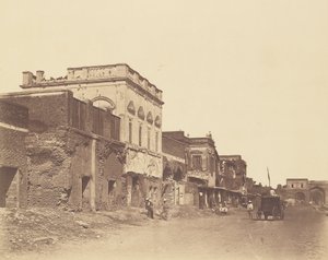 Maison où le roi était confiné dans le palais - Felice Beato