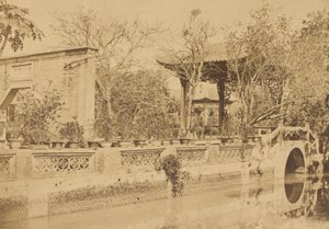 Jardins de Howqua, Canton - Felice Beato