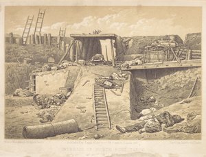 Intérieur du fort Taku Nord, à l