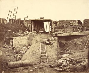 Intérieur du fort nord pris d