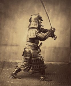 Guerrier japonais en armure, 1865-7 - Felice Beato