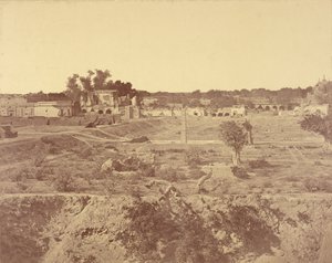 Dernière batterie de brèche Delhie Watergate - Felice Beato