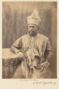 Moostafor Ali Khan de la famille royale Budh - Felice Beato