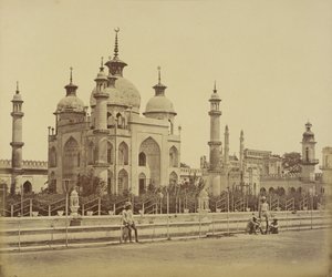 Mosquée dans le Hussainabad Imambara - Felice Beato