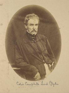 Portrait de Sir Colin Campbell Lord Clyde, Commandant en chef en Inde - Felice Beato