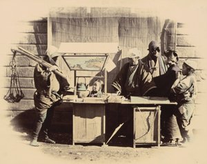 Étalages de rafraîchissements de rue, vers 1865 - Felice Beato