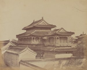 Temple de Confucius, Pékin, octobre 1860 - Felice Beato