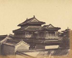 Temple de Confucius, Pékin, octobre 1860 - Felice Beato
