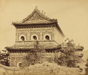 Le grand palais impérial de porcelaine (Yuan Ming Yuan), Pékin, octobre 1860 - Felice Beato