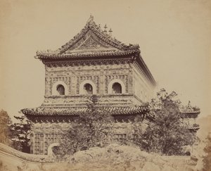 Le Grand Palais Impérial de Porcelaine Yuen Min Yuen, Pékin, 18 octobre 1860 - Felice Beato