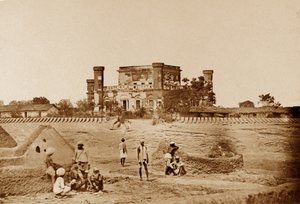 La Maison des Officiers montrant les fortifications