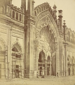 La porte Summa Musjid, Lucknow - Felice Beato