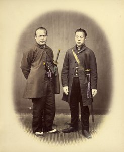 Les Yakounins en costume semi-traditionnel - Felice Beato