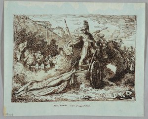 Achille traînant le corps d