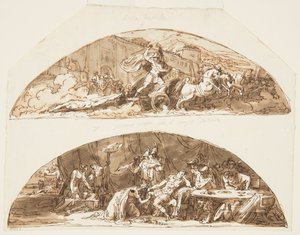 Achille traîne le corps d