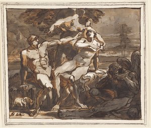 Adam et Ève, La Tentation - Felice Giani