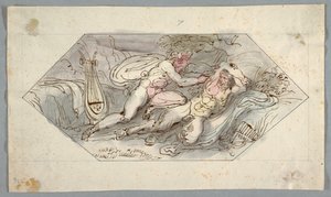 Apollon écorche Marsyas - Felice Giani