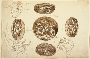 Les actes de Jupiter, pour un plafond