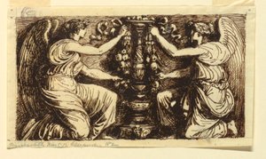 Conception pour une frise symétrique - Felice Giani