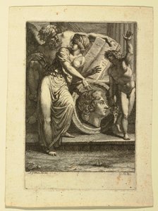 Dessin, Gravure : Frontispice ou page de dédicace, 1785 - Felice Giani