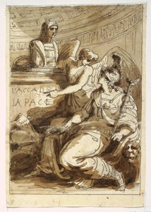 Dessin, Monument pour une Accademia della Pace, 1810-20 - Felice Giani
