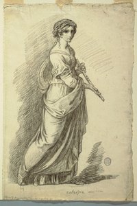 Euterpe, muse de la poésie lyrique