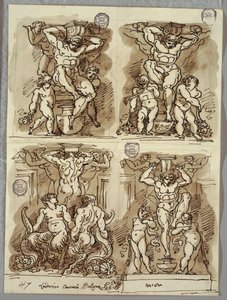 Quatre Hermès, Études d