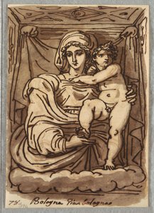 Madone et Enfant - Felice Giani