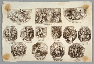 Romulus et Remus, Treize Peintures pour la Sala delle Origini di Roma, Faenza - Felice Giani
