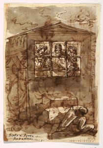 Carnet de croquis, Pape Sixte II et Diacre
