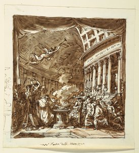 Décor de scène : Rideau, L