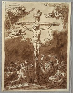La Crucifixion, étude d