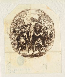 Le triomphe de Vénus conçu pour la chambre du Palazzo Milzetti, Faenza - Felice Giani