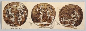 Trois sujets de Bacchus : Bacchus adoré - Felice Giani
