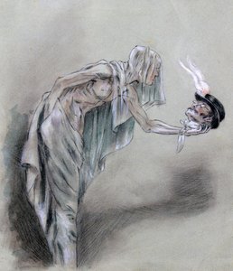 Chez les passants - Felicien Joseph Victor Rops