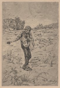 Le Semeur de paraboles (gravure) - Félicien Rops