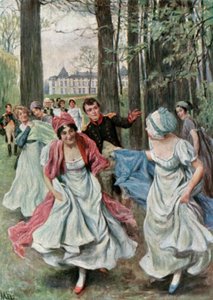 Dans le parc de Malmaison pendant le Consulat - Felicien baron de Myrbach Rheinfeld