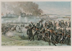 Réapparition de Napoléon sur le champ avant Ratisbonne