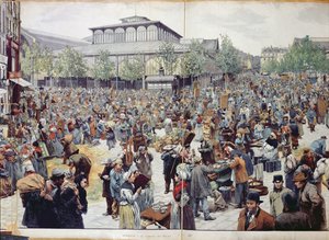 Le Marché des Halles, 1888 - Felicien baron de Myrbach Rheinfeld
